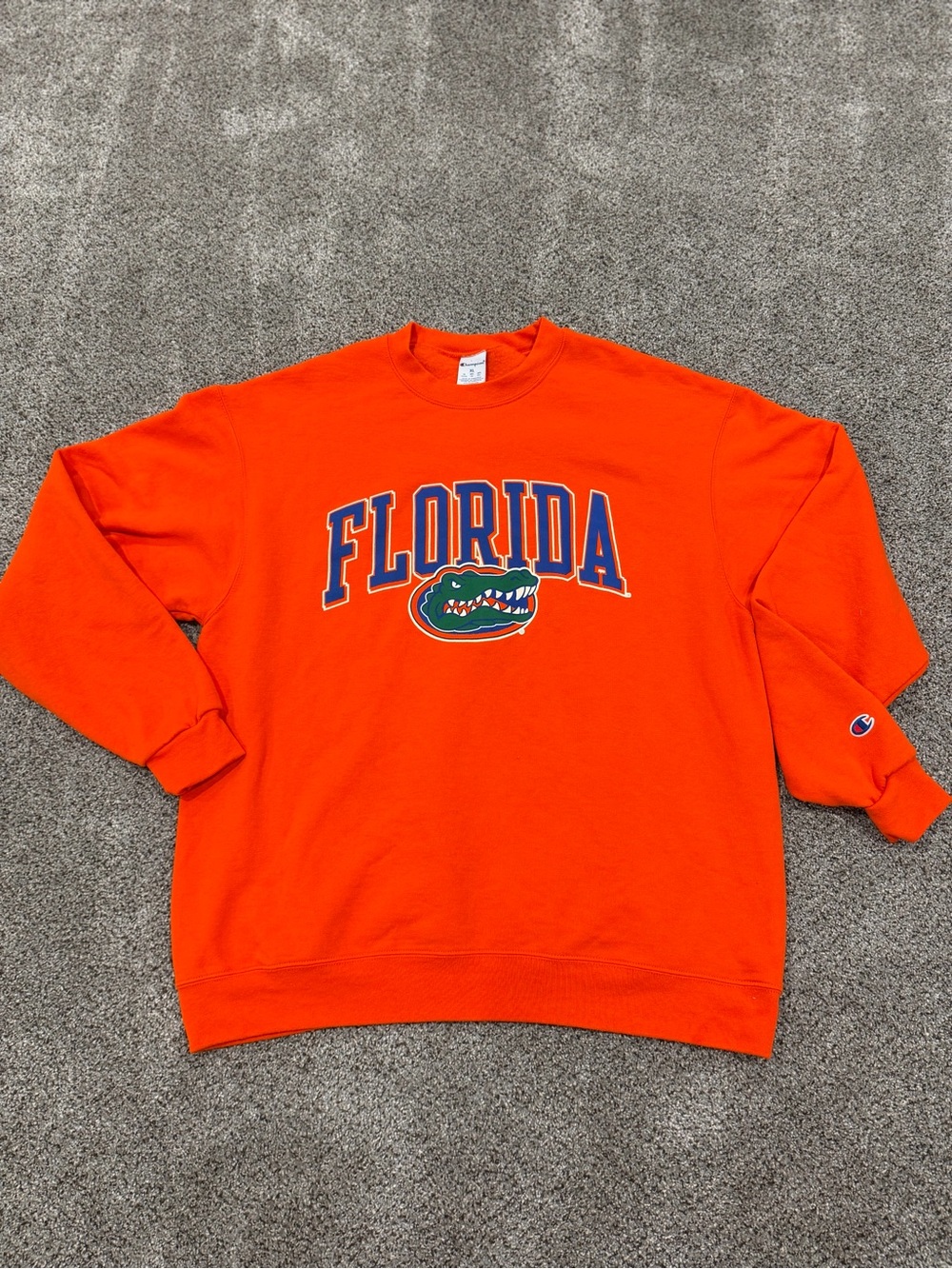 Champion Orange Florida Gators Crewneck Sweatshirt